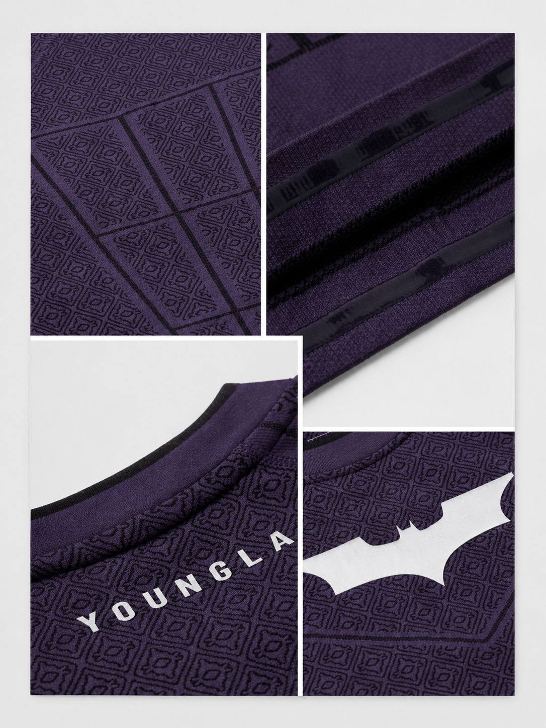 Camiseta de Compresión Batman Morada EDICIÓN LIMITADA