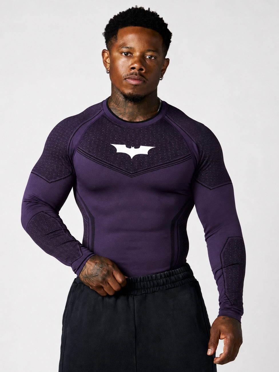 Camiseta de Compresión Batman EDICIÓN LIMITADA MORADA