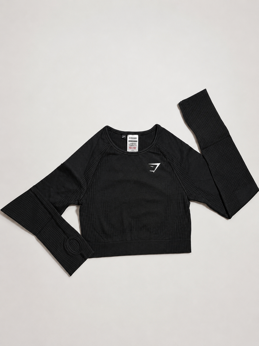 Crop Top Manga Larga Vital Gymshark