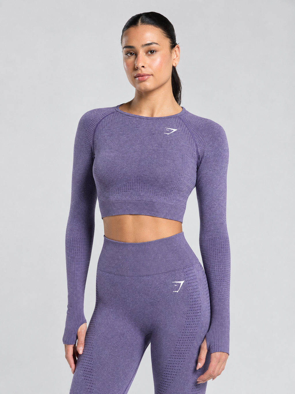 Crop Top Manga Larga Vital Gymshark