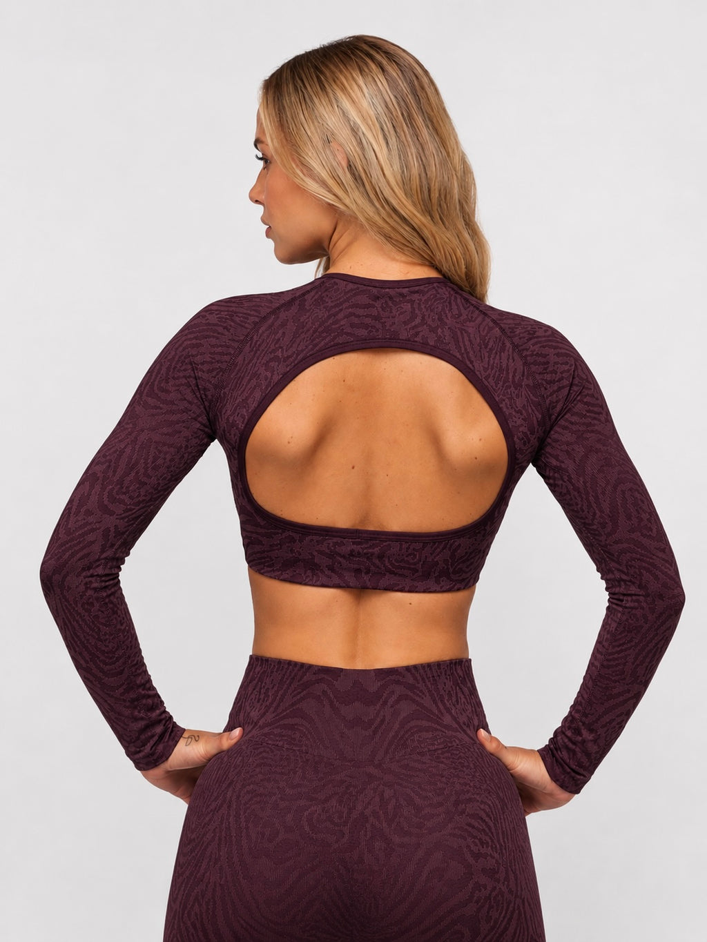 Crop Top manga larga Adapt Animal Gymshark