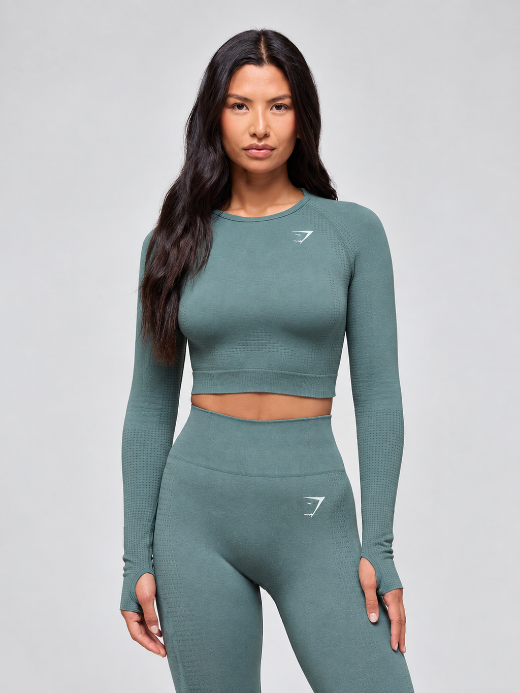 Crop Top Manga Larga Vital Gymshark