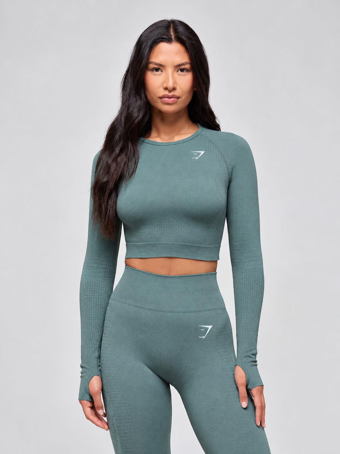 Crop Top Manga Larga Vital Gymshark