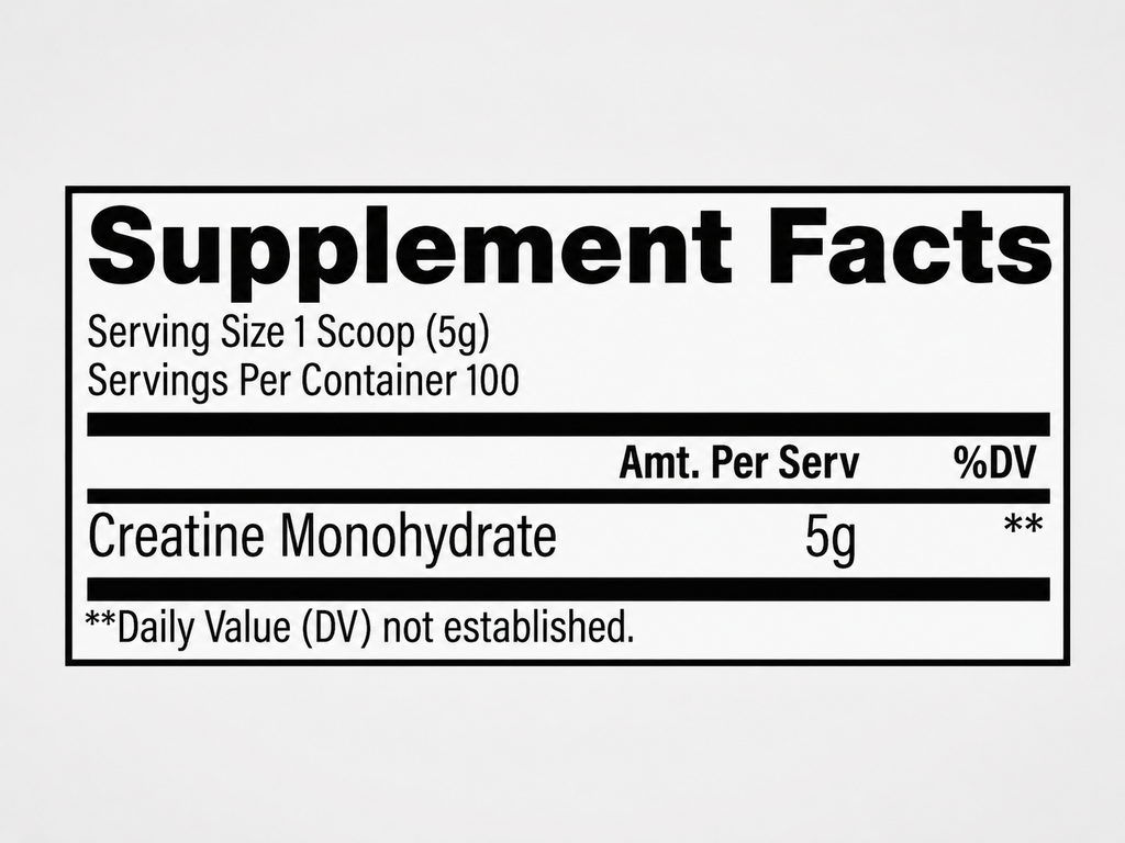 Creatina Monohidrato 100 servicios RAW