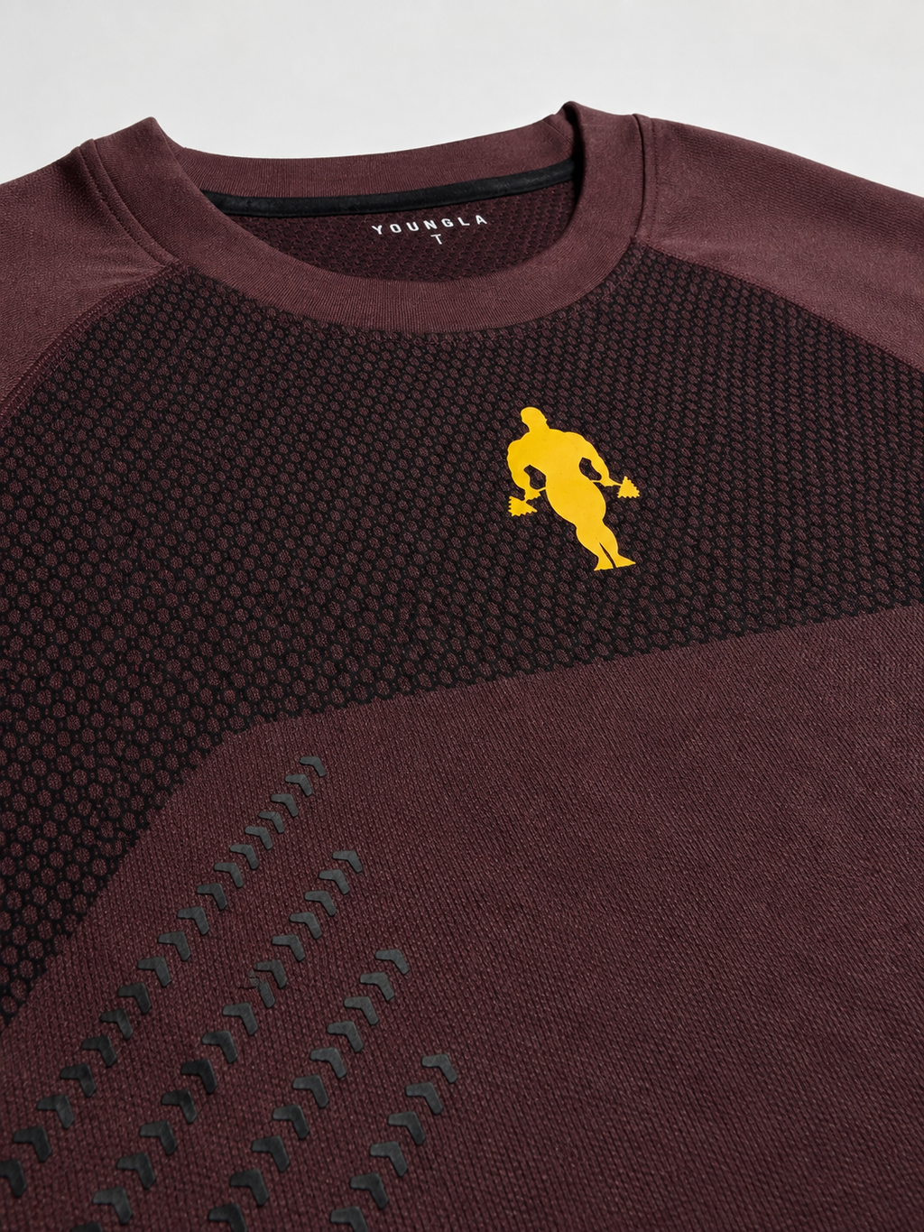 Camiseta compresión Gold's Iron YoungLA