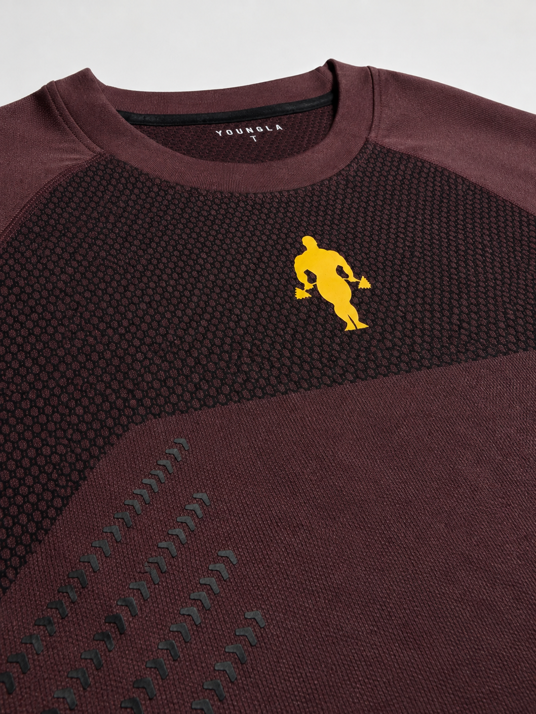 Camiseta compresión Gold's Iron YoungLA